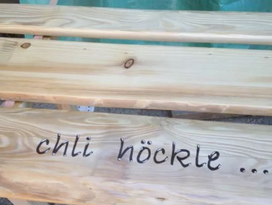 Chli höckle - Buehlerholz